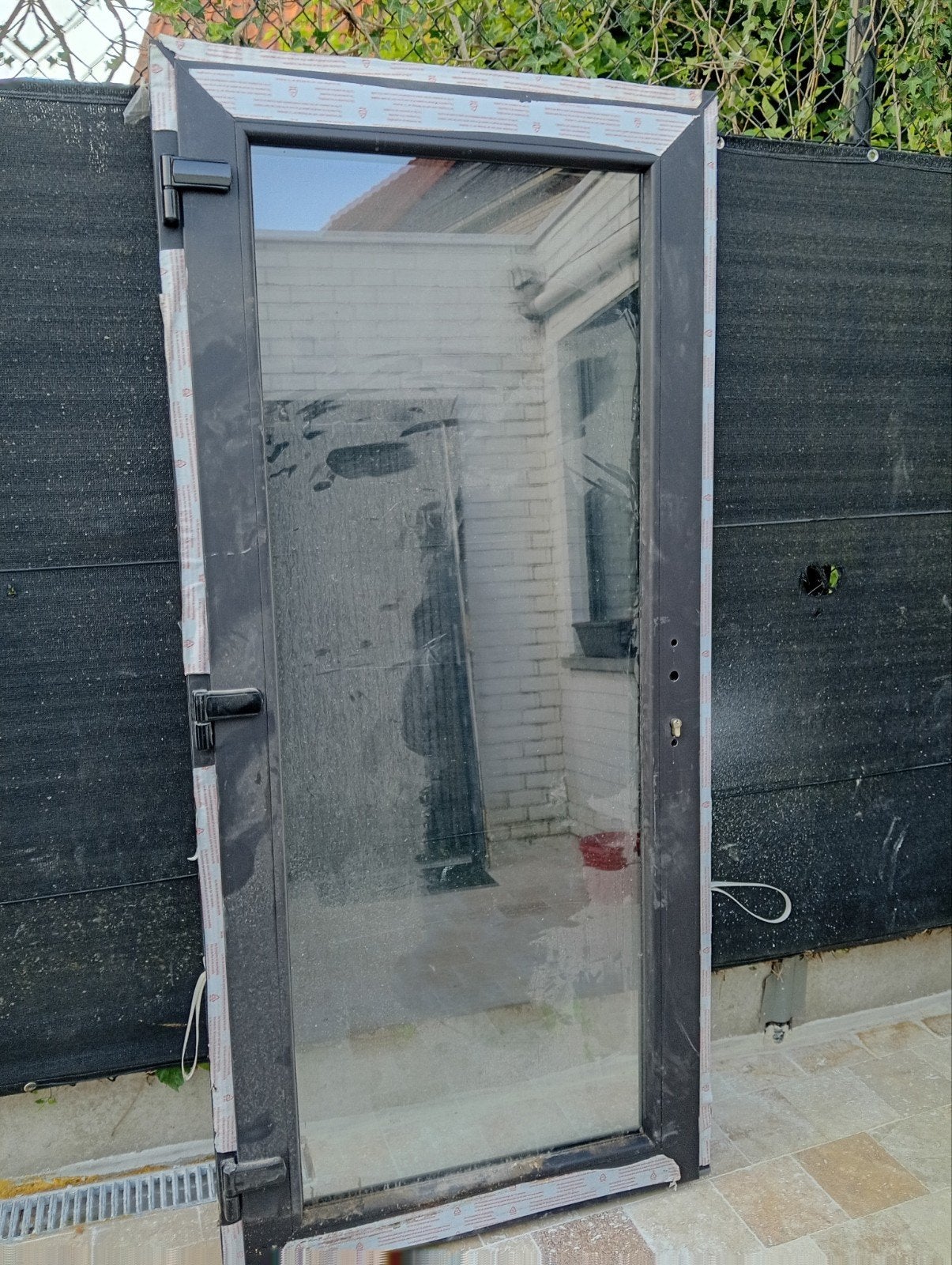 pvc glazen deur nieuw, Doe-het-zelf en Bouw, Ophalen, 80 tot 100 cm, Nieuw, Buitendeur