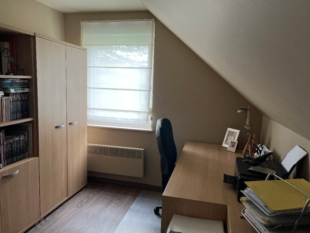 bureau met kasten, Enlèvement, Comme neuf, Bois, Bureau-armoire combiné