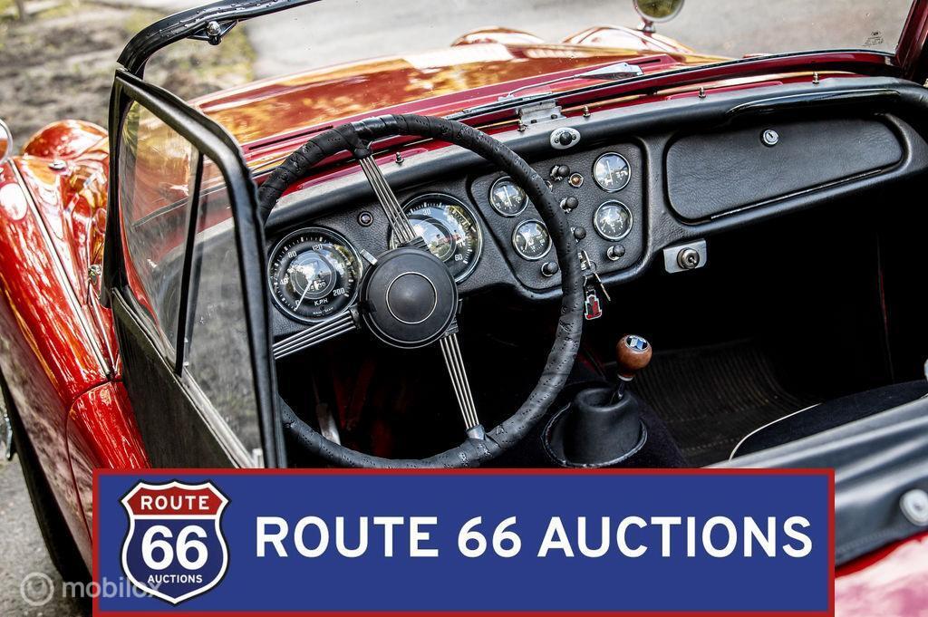 Triumph TR2 | 1955 | Route 66 Auctions, Auto's, Oldtimers, Triumph, Zwart, Bedrijf, Handgeschakeld