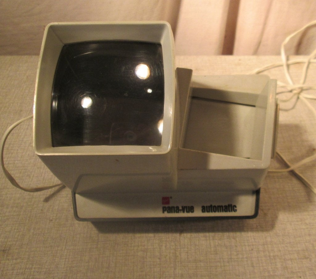 Retro Diaviewer - Pana-vue Automatic, Audio, Tv en Foto, Diaprojectoren, Ophalen of Verzenden, Gebruikt