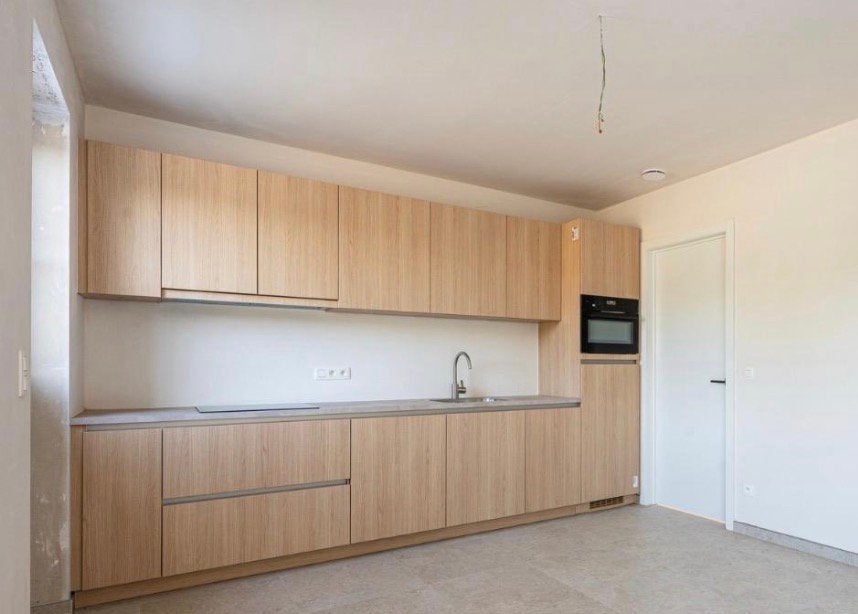 Moderne keuken 3m60 incl toestellen ONGEBRUIKT, Huis en Inrichting, Ophalen, Nieuw, Enkelwandige keuken, Greeploos