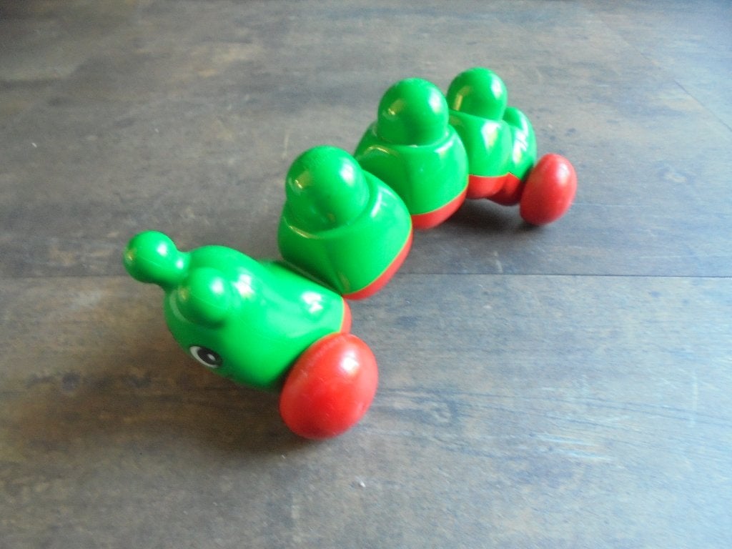 Lego Primo Rattle Vehicle Caterpillar (zie foto's) 6, Kinderen en Baby's, Speelgoed | Duplo en Lego, Ophalen of Verzenden, Gebruikt