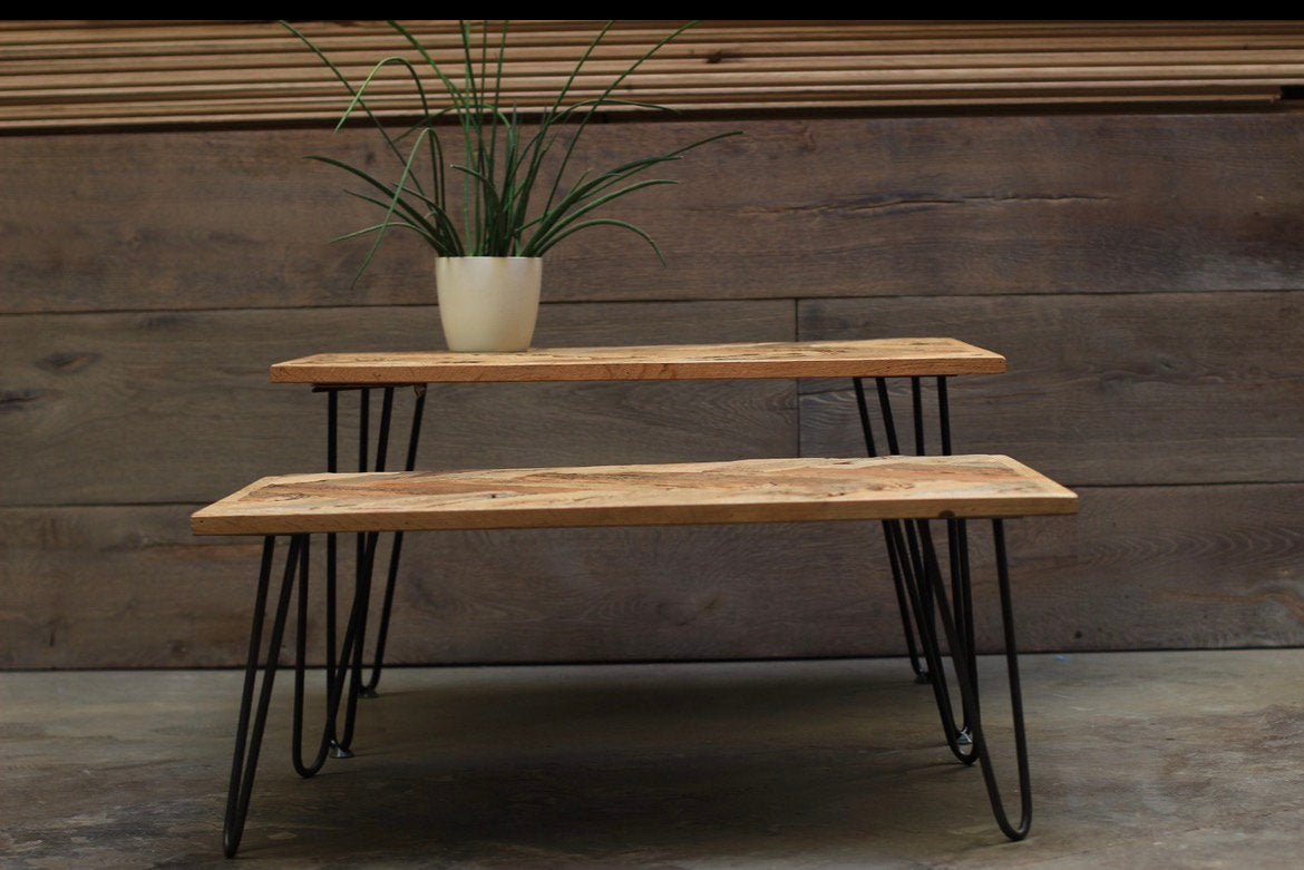 Handgemaakte nieuwe salontafel, Maison & Meubles, Tables | Tables de salon, Neuf, Enlèvement ou Envoi, Rectangulaire, Moins de 50 cm