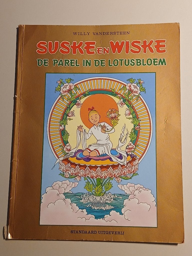 Suske en Wiske album De parel in de lotusbloem 1987, Gelezen, Willy Vandersteen, Eén stripboek, Ophalen of Verzenden