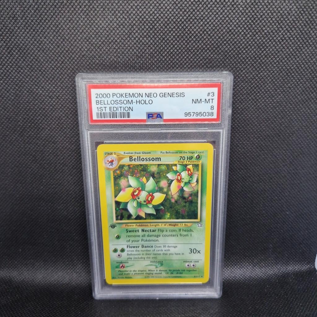 Bellossom Holo 1ère édition Neo Genesis PSA 8, Enlèvement ou Envoi