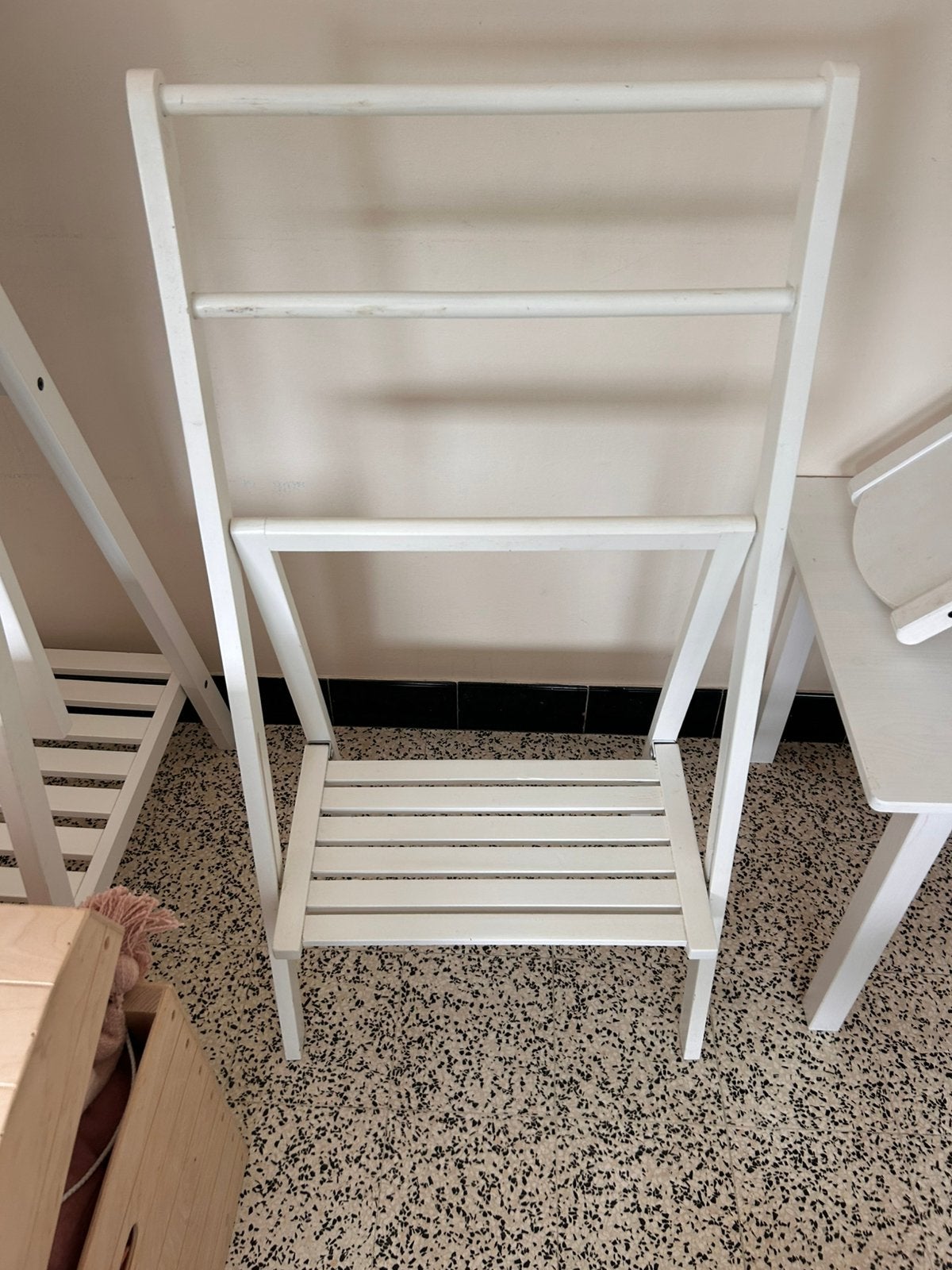 Kledingrekje, Ophalen, Gebruikt