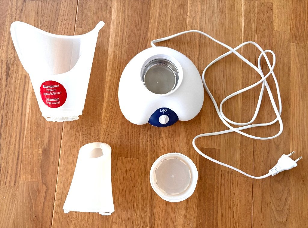 Sauna facial Laica avec embout inhalateur nasal, Enlèvement ou Envoi, Utilisé, Autres types