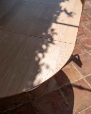 extensible table bois céramique laminée eero saarinen, Maison & Meubles, Envoi, Rond, Verre