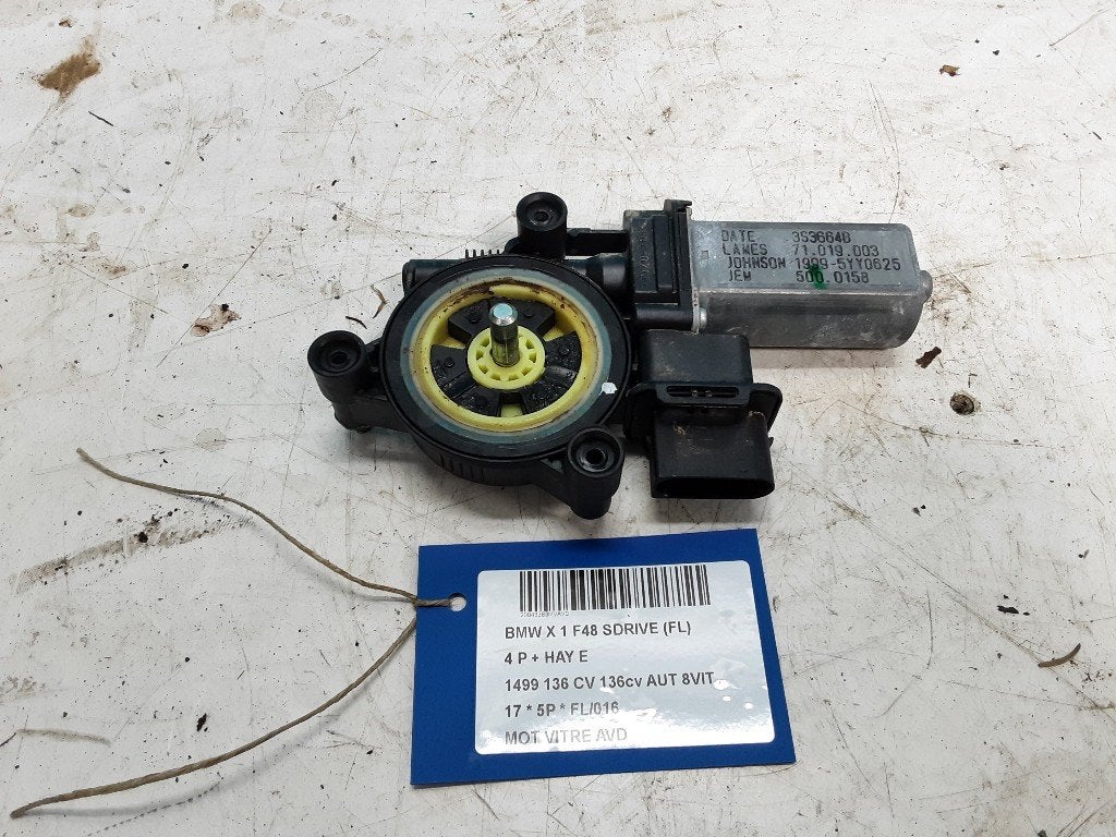 MOTOR RAAMMECHANIEK RECHTS VOOR BMW X1 (F48) (71019003), Gebruikt, Mevr. I. Hauben, BMW, Rue de l'Espoir 34 34
4030  GRIVEGNÉE, BE
