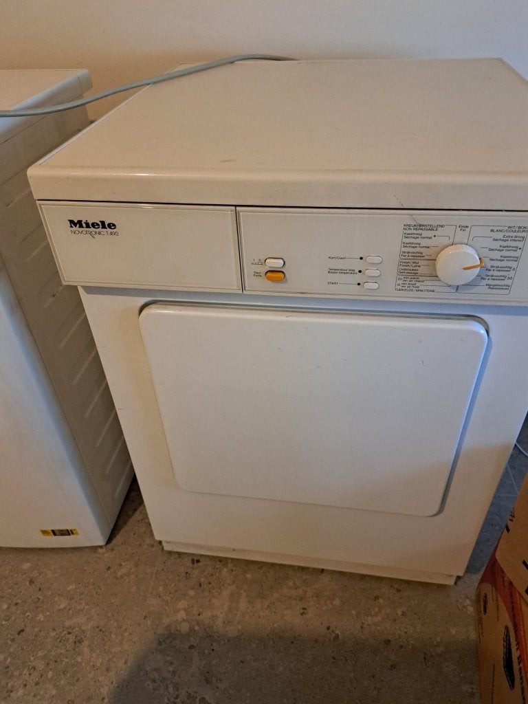 Droogkast Miele, Electroménager, Sèche-linge, Chargeur frontal, Enlèvement, Utilisé, Évacuation d'air