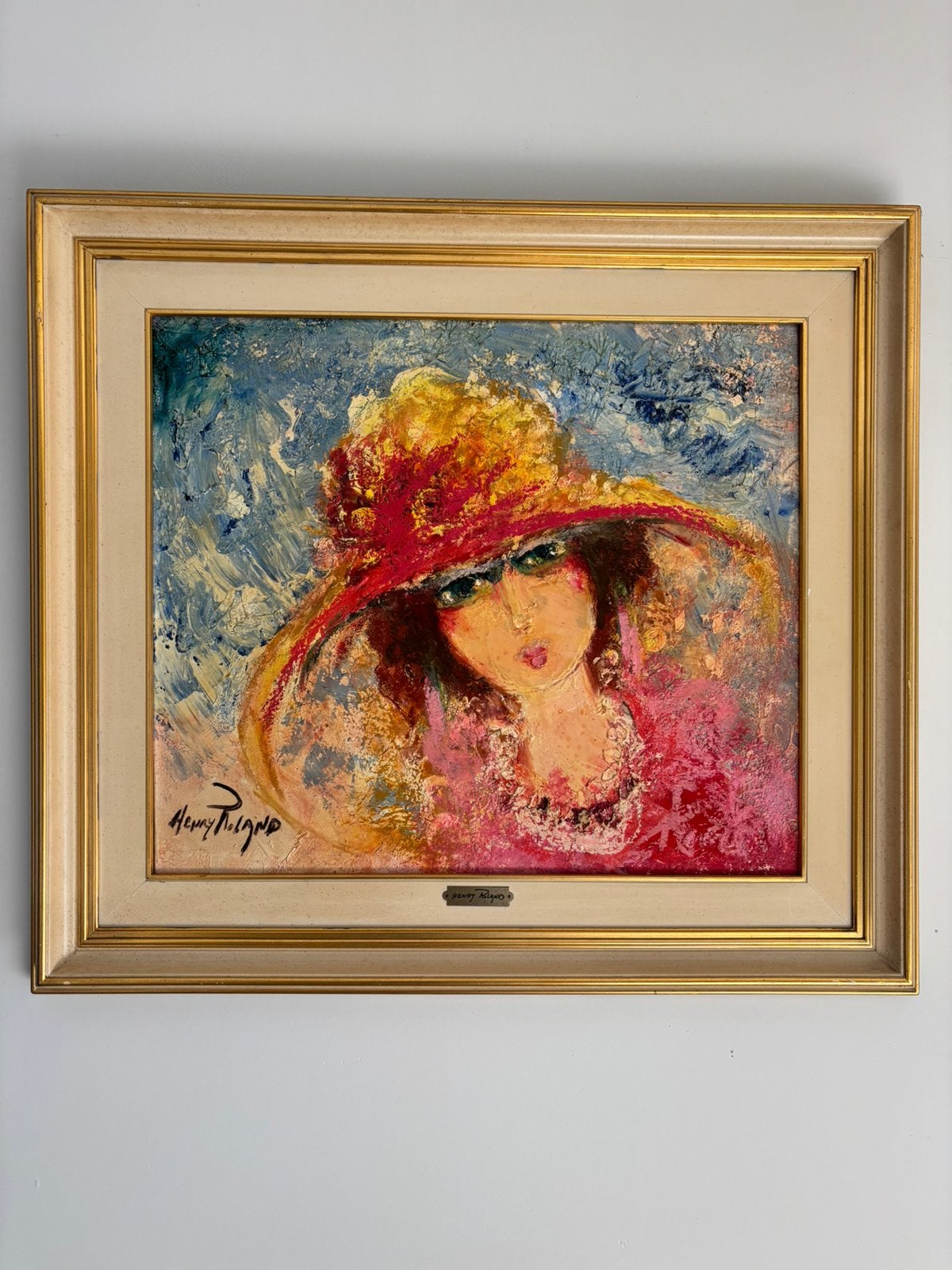 Henry Roland kleurrijk 70x60, Ophalen