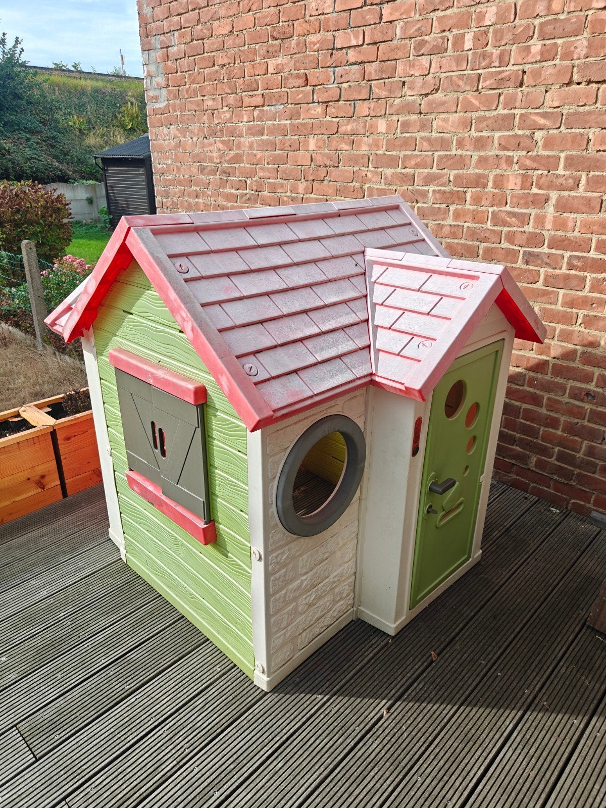 Smoby speelhuisje, Ophalen
