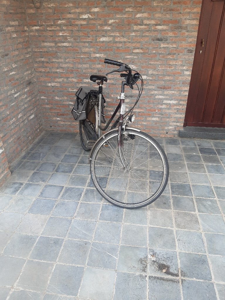 Damesfiets Norta Grijs, Gebruikt, Velgrem, (Extra) lage instap, 47 tot 50 cm