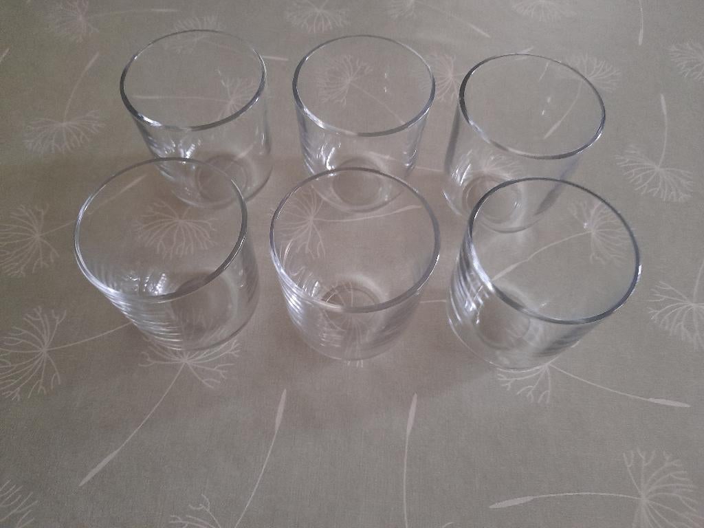 Waterglazen, Ophalen, Nieuw