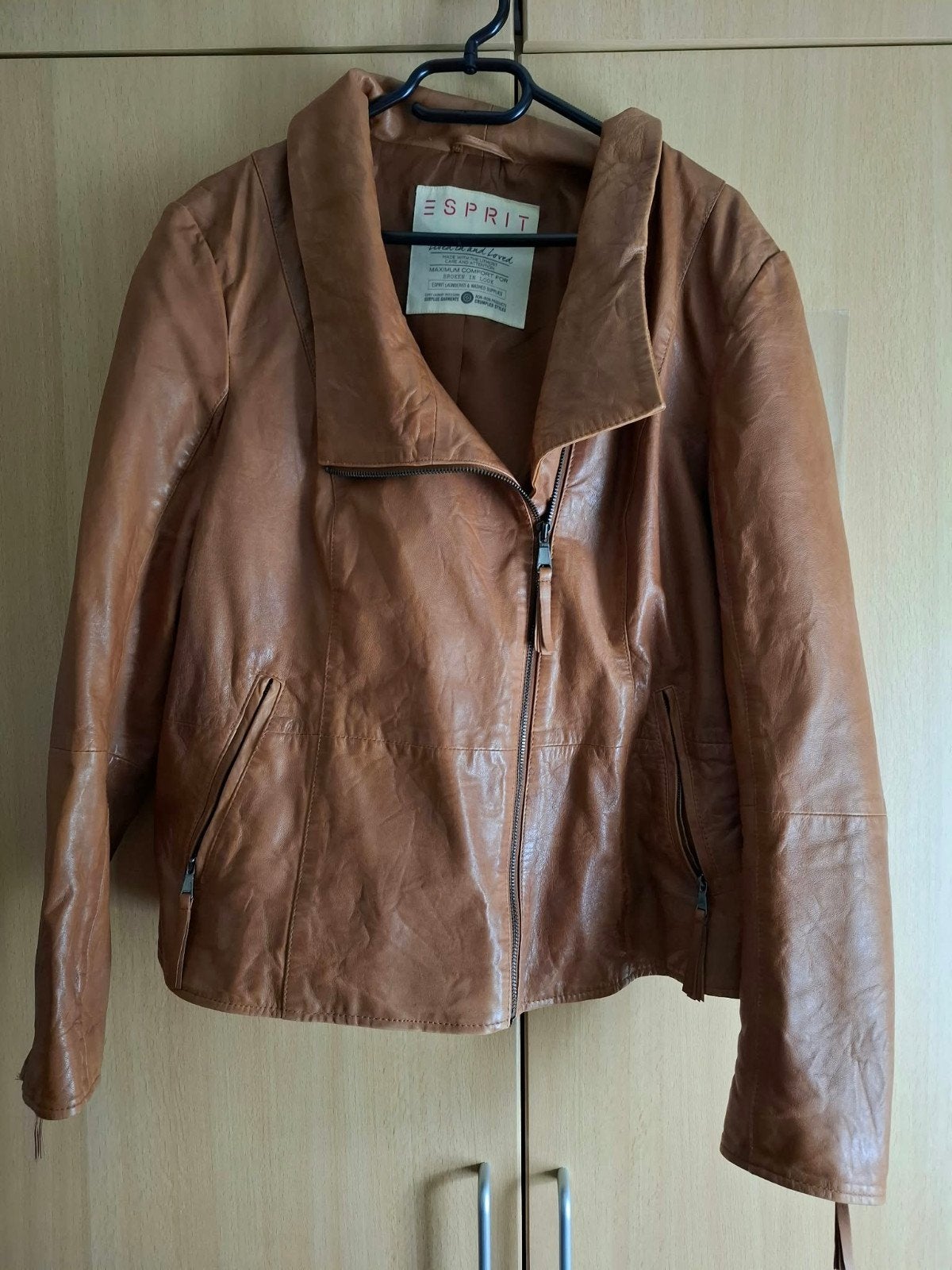 Lederen jasje maat 44, Kleding | Dames, Ophalen of Verzenden, Maat 42/44 (L)
