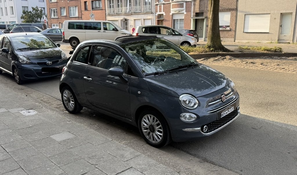 Fiat 500C Cabrio 1.2i ***Automaat/ Airco/ Navi***, Auto's, Fiat, 4 zetels, Stof, 4 cilinders, Cabriolet