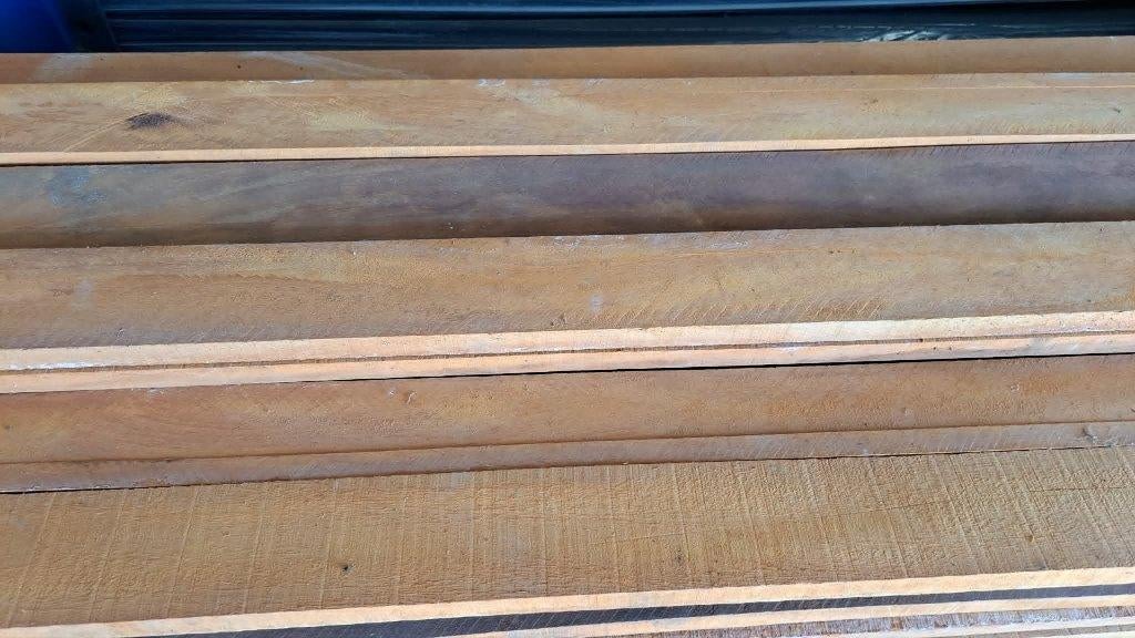 Bilinga Hardhout Latten – 23 x 75 mm, Lengte 2m45 – Klasse 1, Tuin en Terras, Palen, Balken en Planken, Ophalen, Planken, Nieuw