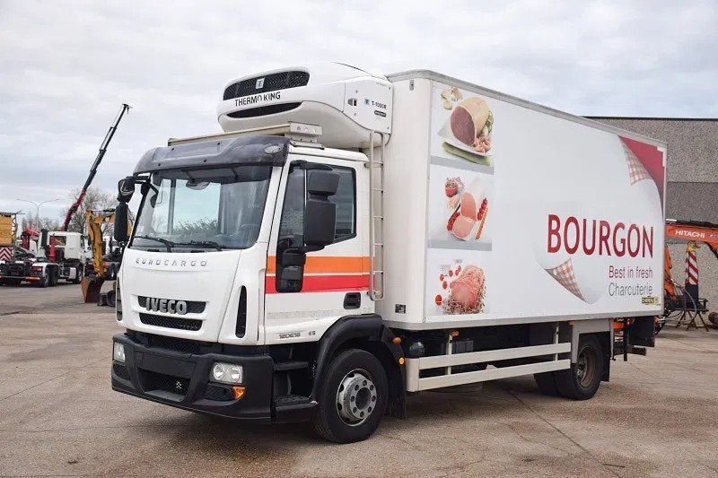Iveco EuroCargo 120 E18 - frigo thermoking (bj 2013), Auto's, Vrachtwagens, Euro 5, Achterwielaandrijving, Iveco, Wit
