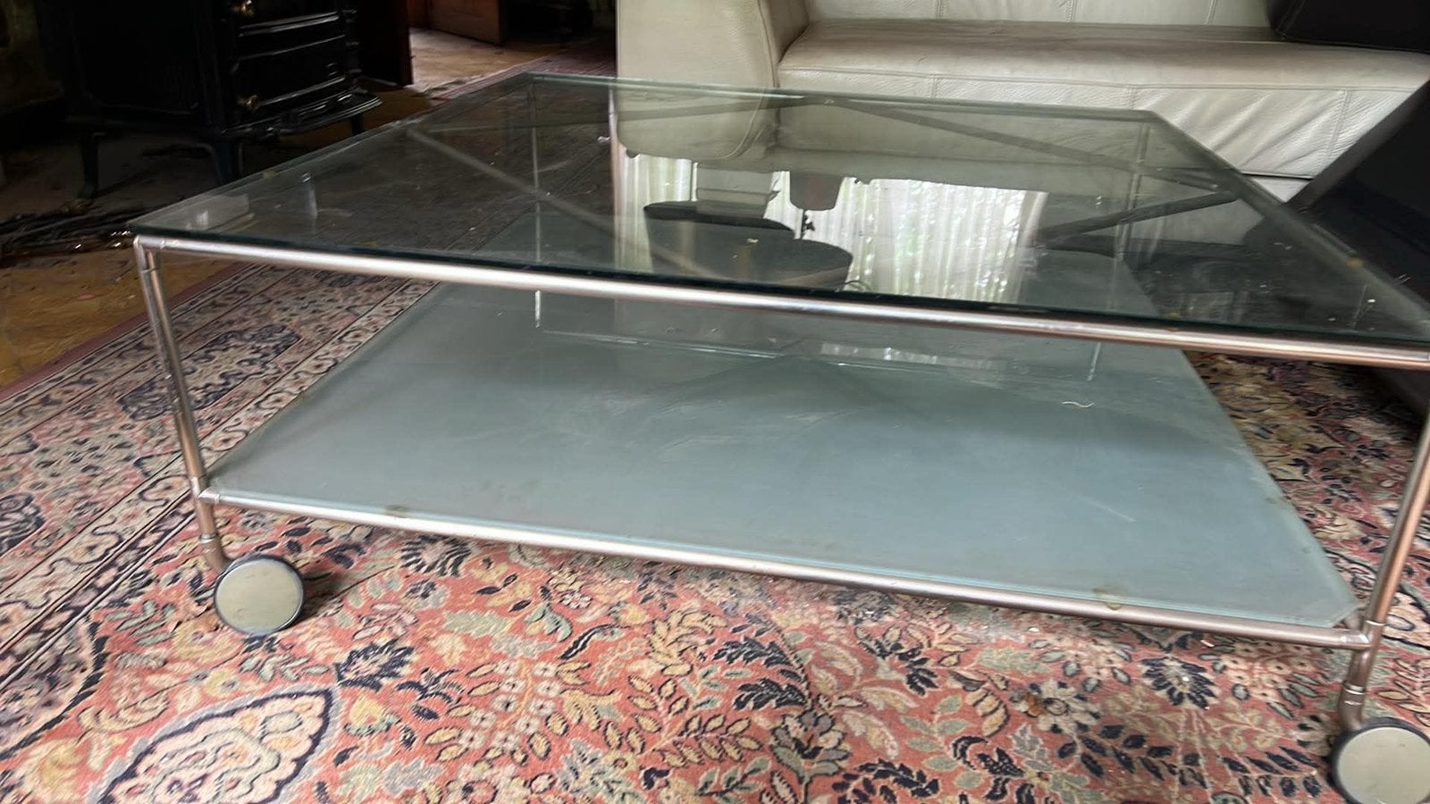 TABLE BASSE EN VERRE 💎, Enlèvement, Comme neuf