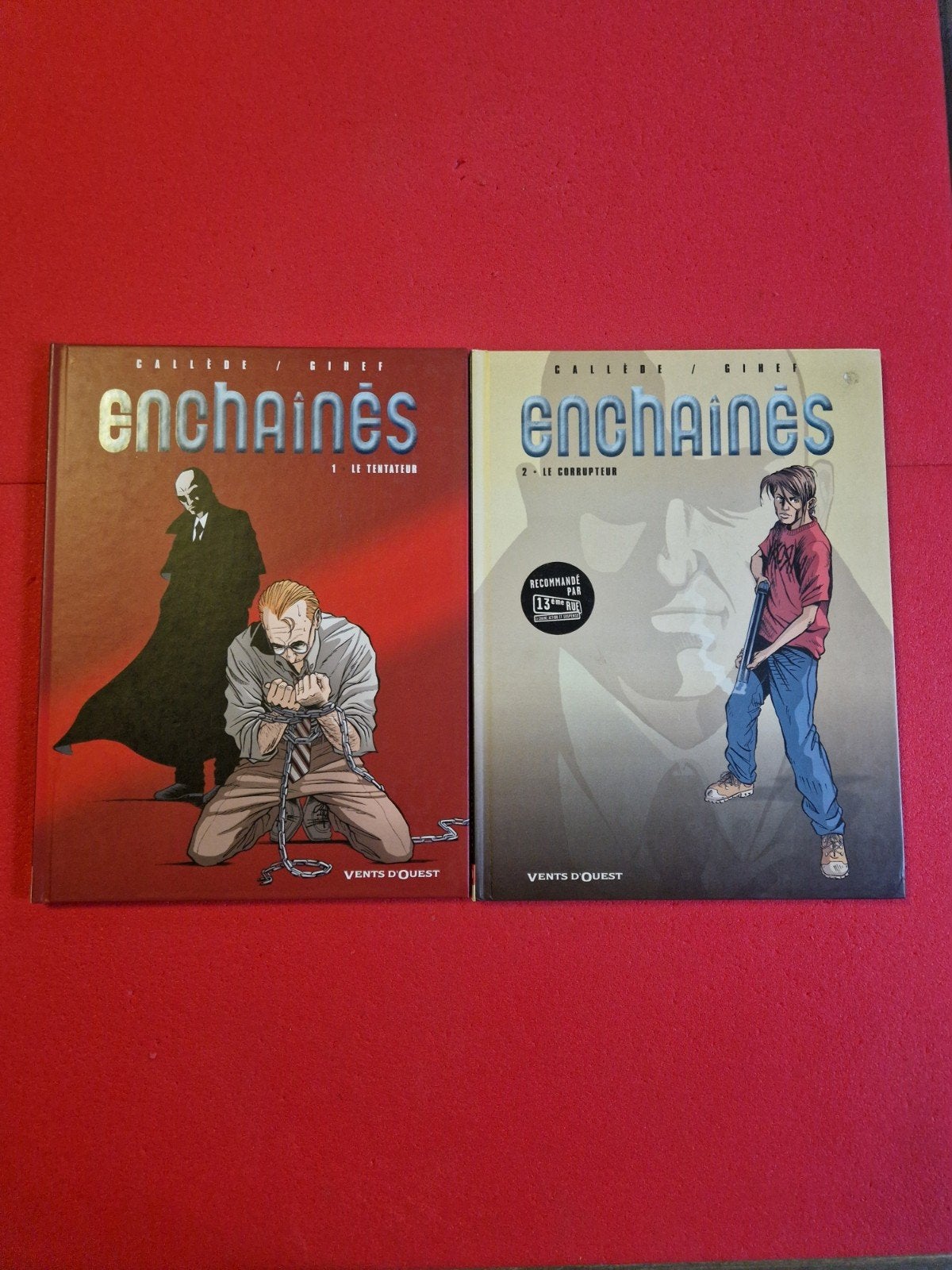 Lot de 2 bd enchaînés 1 et 2, Livres, BD, Enlèvement ou Envoi