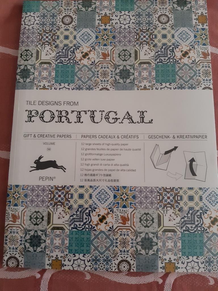 geschenk- en knutselpapier Tile designs Portugal, Ophalen of Verzenden, Nieuw