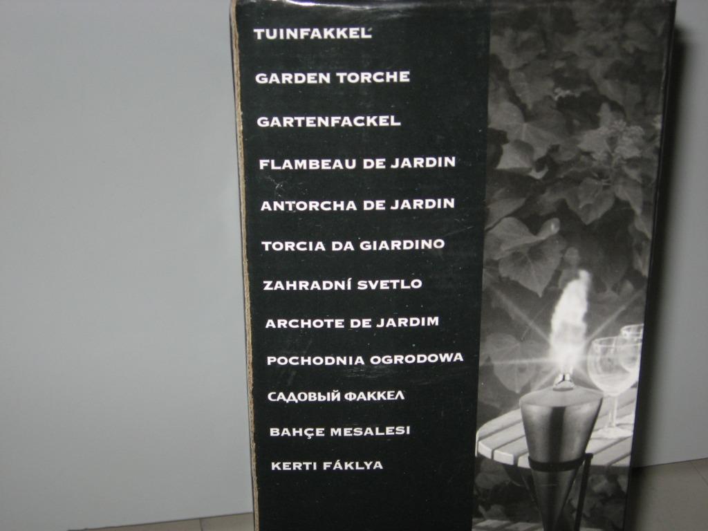 Torche de jardin Blomus (H120 cm x 7 cm de diamètre), Enlèvement ou Envoi, Neuf