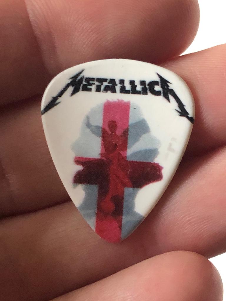 Metallica Montreal  original 2017 tour plectrum, Cd's en Dvd's, Cd's | Hardrock en Metal, Zo goed als nieuw, Ophalen of Verzenden