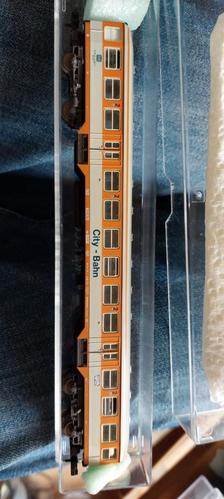 VOITURE NLK 0719 FLEISCHMANN CITY-BAHN 1/160, Enlèvement ou Envoi, Fleischmann, Wagon, Comme neuf