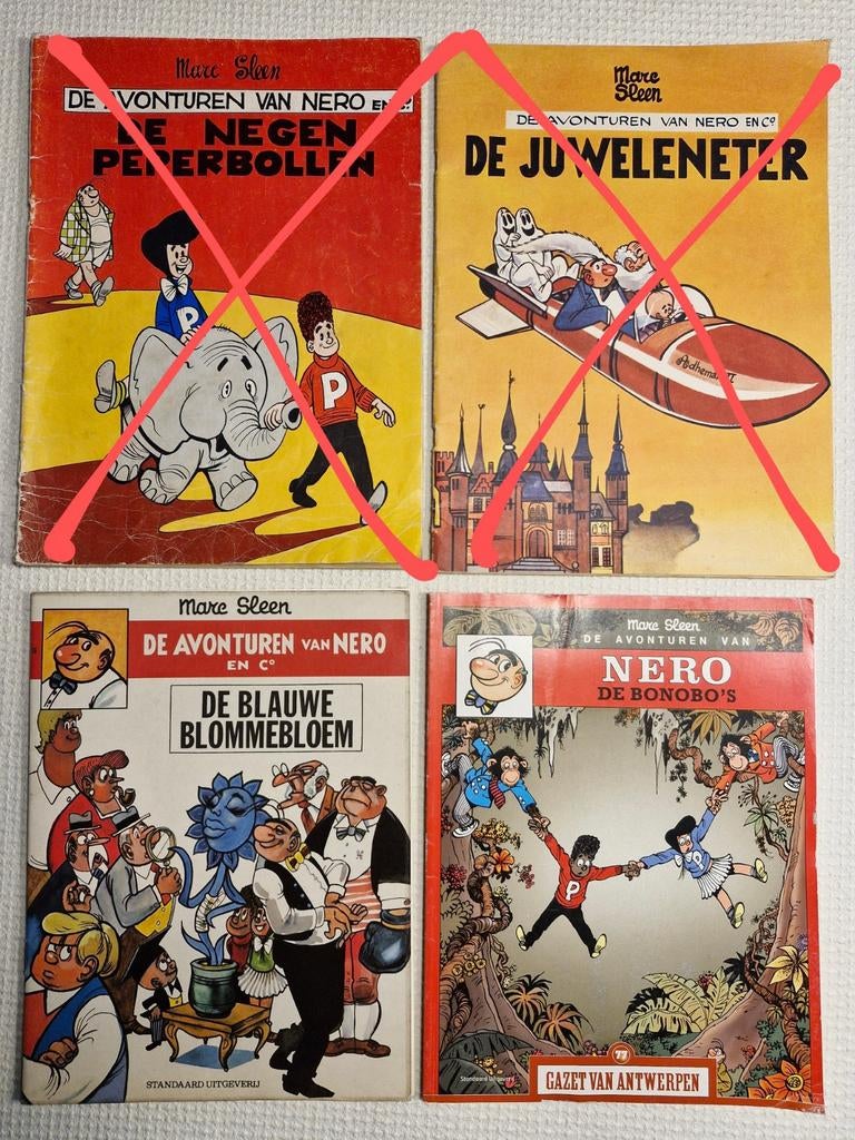Strips : De avonturen van Nero en Co, Ophalen, Gelezen, Marc Sleen