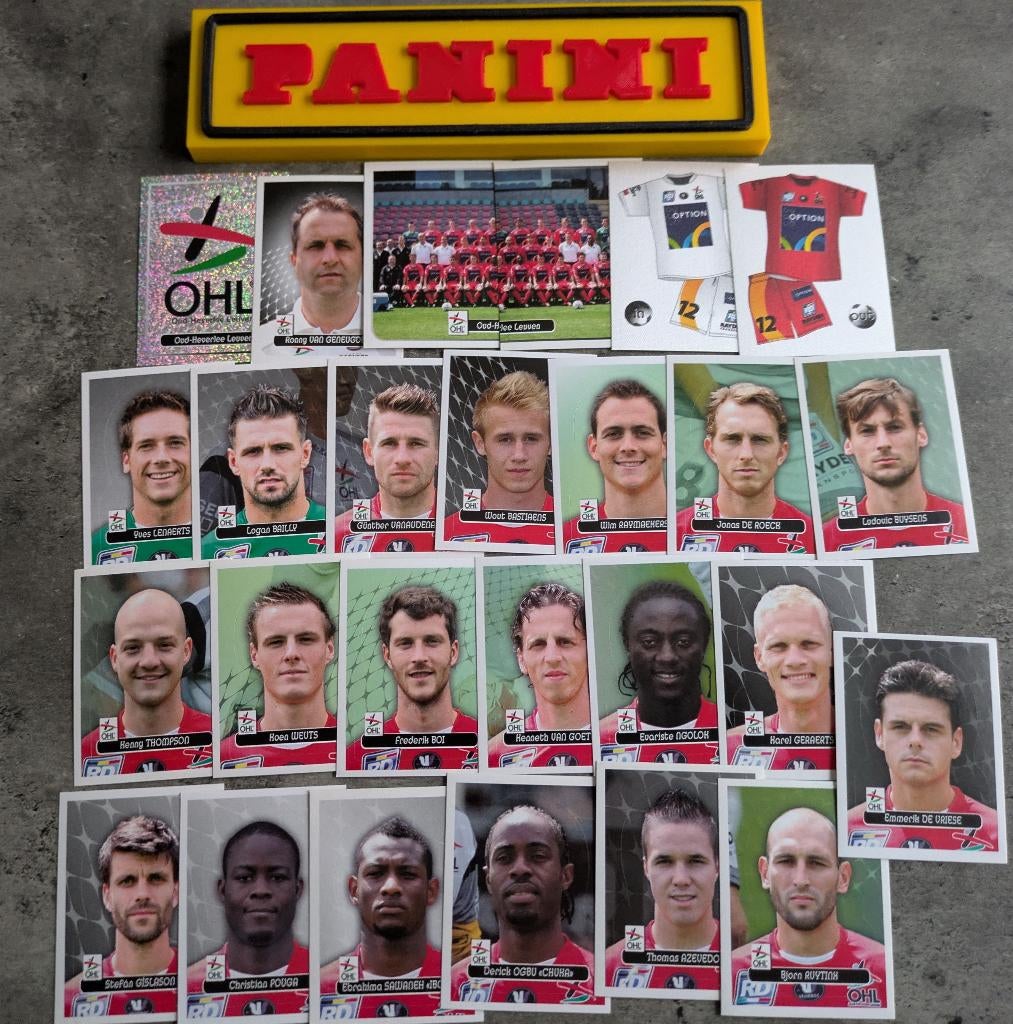 Panini FOOTBALL 2013 26 AUTOCOLLANTS OHL LEUVEN FOOTBALL, Enlèvement ou Envoi, Neuf