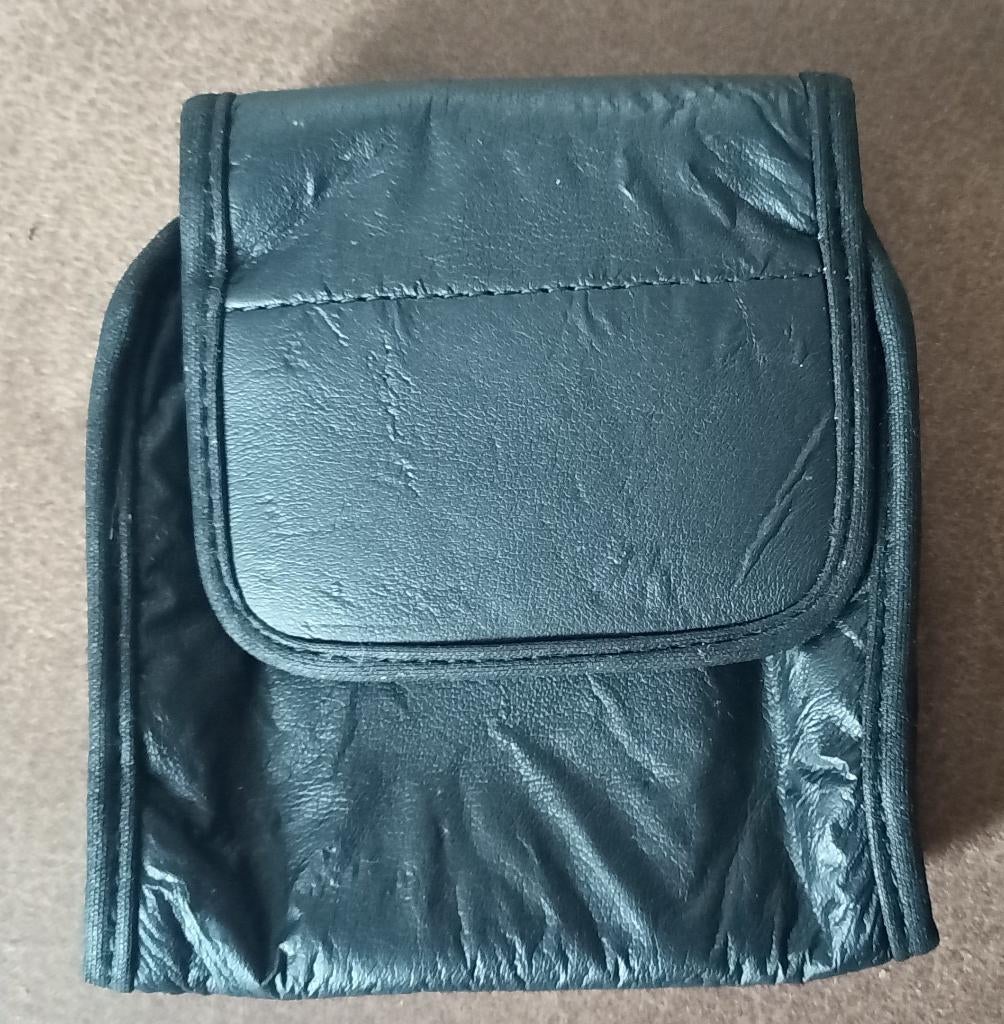 Sony MiniDisc zwarte leren riemholster — zeer goede staat, Ophalen of Verzenden, Minidisc-speler