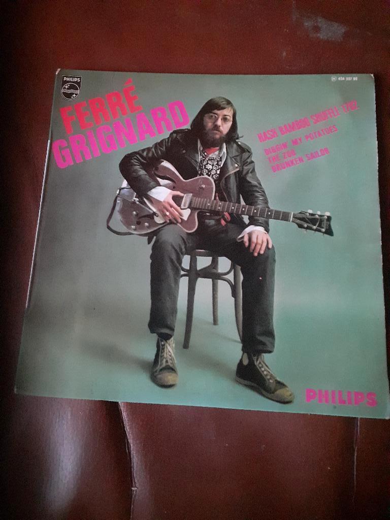 45T EP Ferre Grignard : Hash bamboo shuffle 1702 (Belpop), Enlèvement ou Envoi, EP