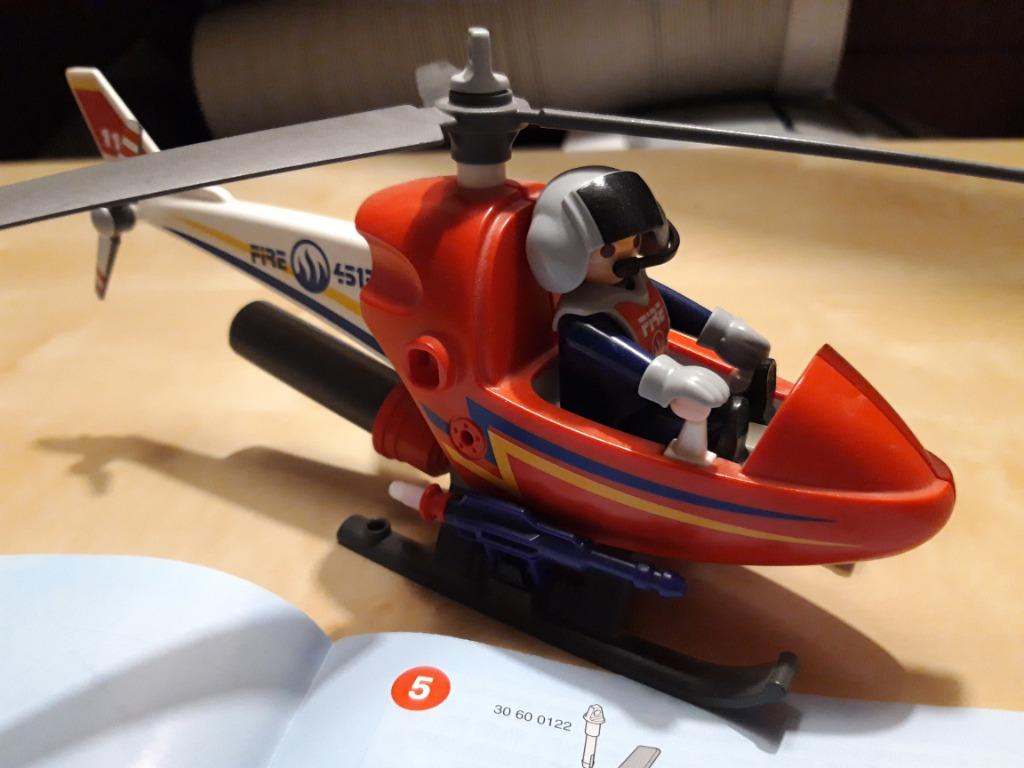 playmobil mini helicopter brandweer, Ophalen, Zo goed als nieuw