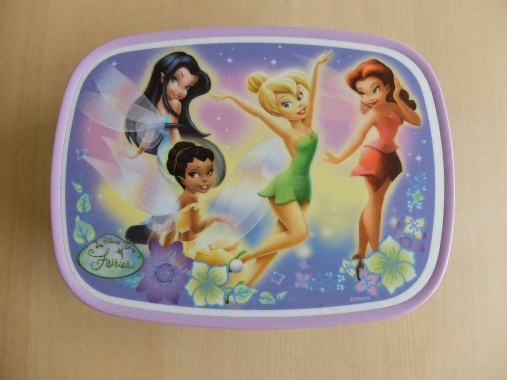 Boterhamdoos Tinkerbell + drinkbeker Frozen, Kinderen en Baby's, Ophalen of Verzenden, Zo goed als nieuw