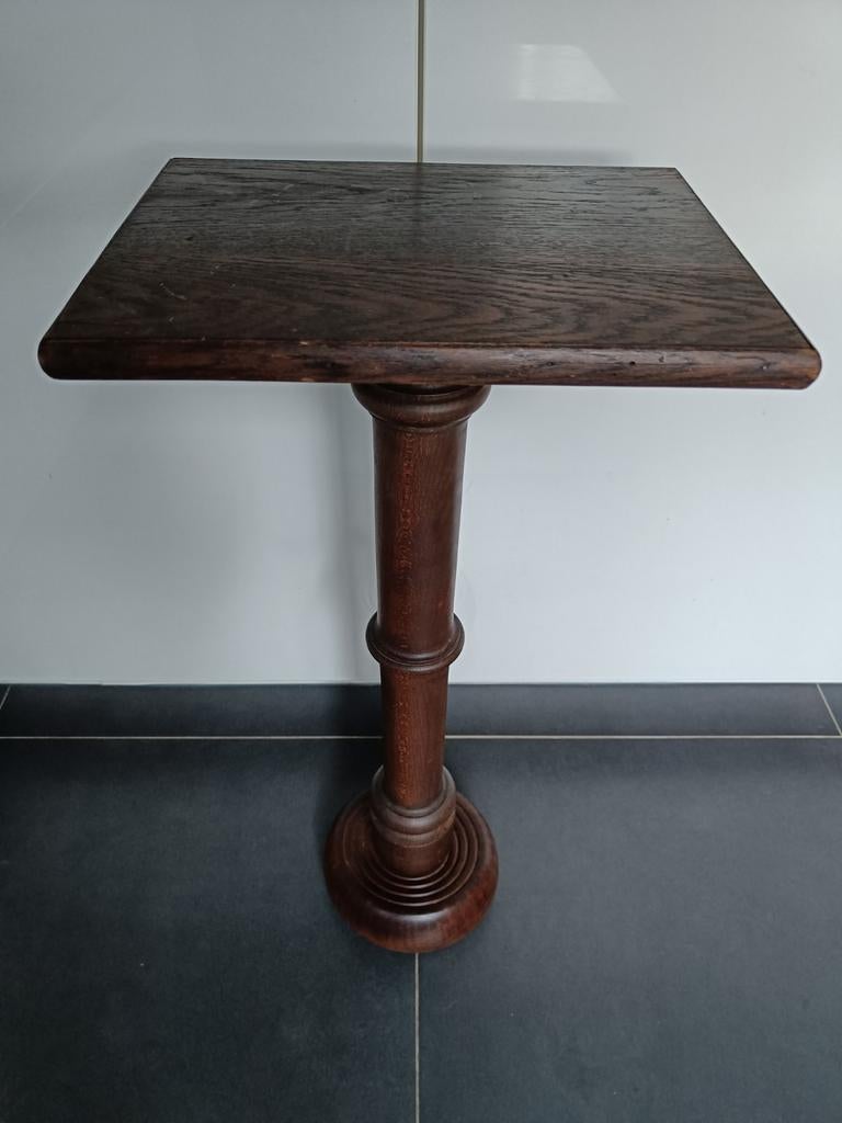 Grande table d'appoint/porte-pot en bois, Moins de 55 cm, Enlèvement, Utilisé, Rectangulaire