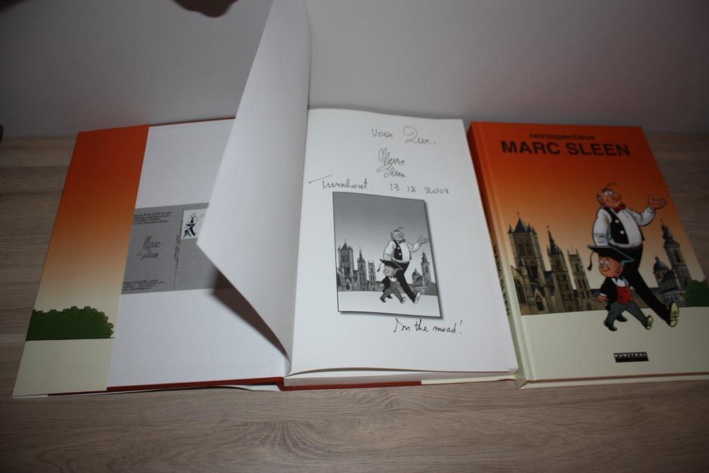 Retrospectieve Marc Sleen , 2x HC , gesigneerd, genummerd, Boeken, Stripverhalen, Marc Sleen, Ophalen of Verzenden, Zo goed als nieuw