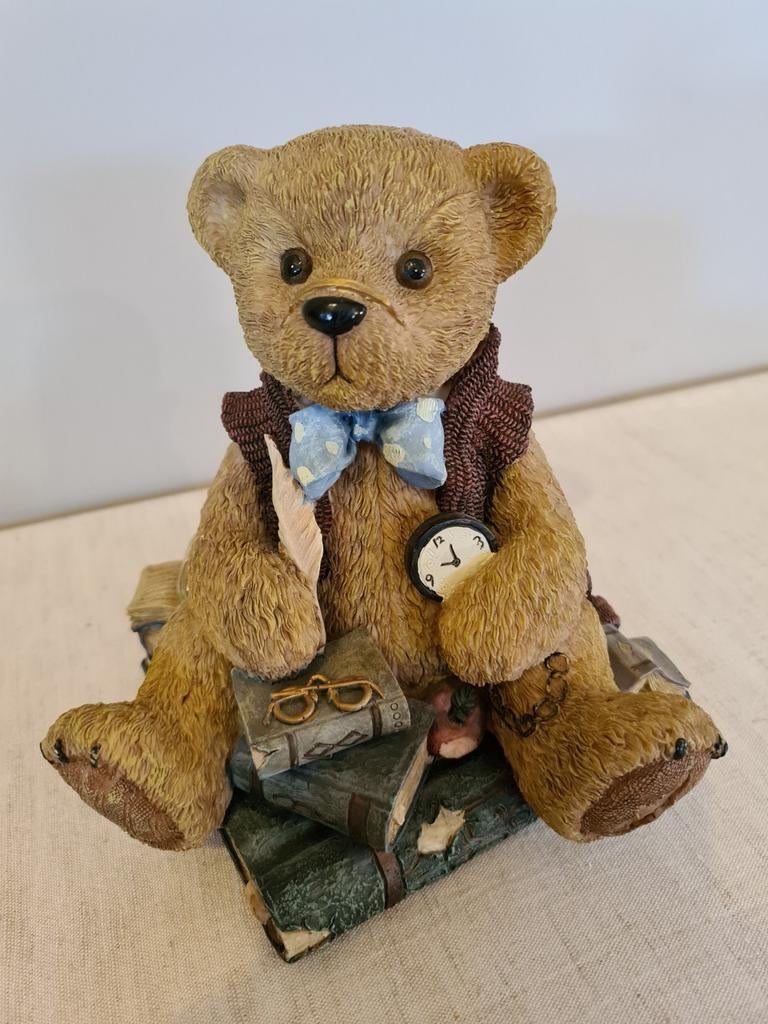 Leuke stenen beer met ingebouwde muziekdoos te koop in Balen, Ophalen of Verzenden, Zo goed als nieuw