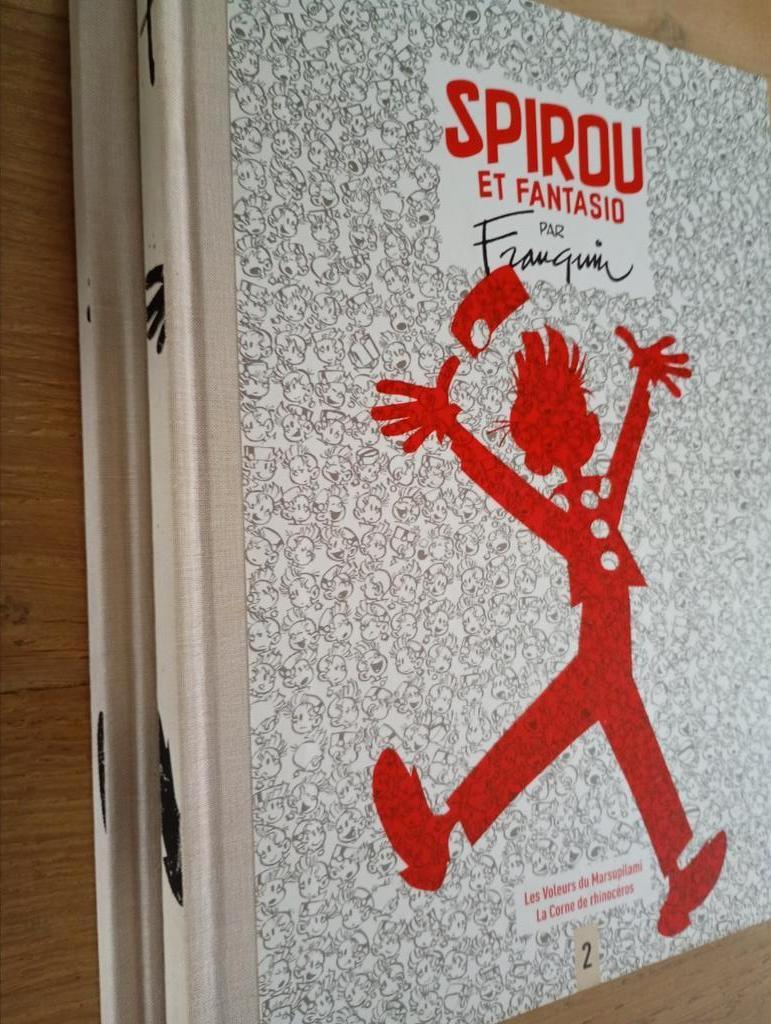 Spirou et Fantasio toilés Le Soir 1 & 2 Franquin TBE, Boeken, Stripverhalen, Zo goed als nieuw, Meerdere stripboeken, Ophalen of Verzenden