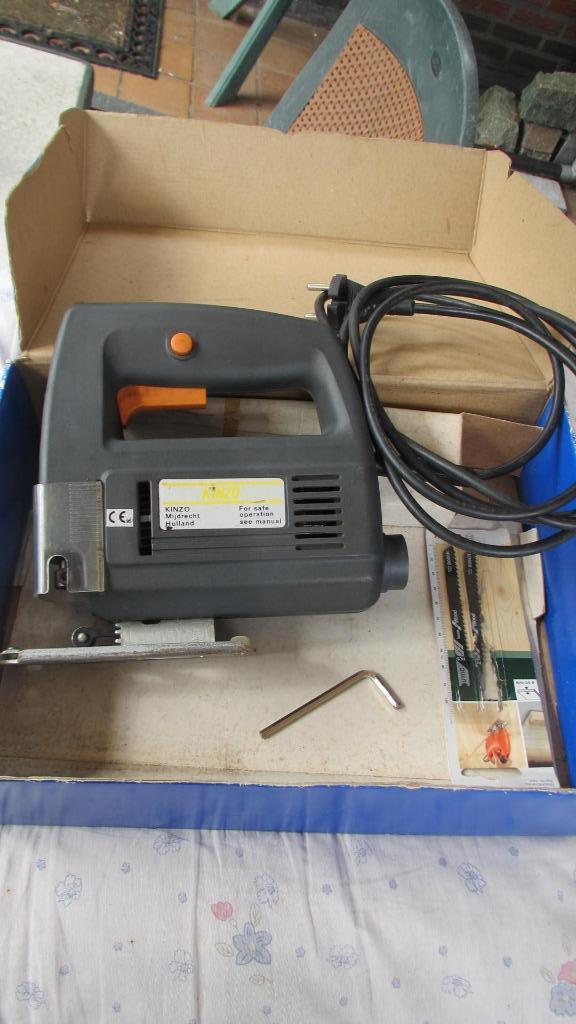 Decoupeerzaag, Doe-het-zelf en Bouw, Gereedschap | Zaagmachines, Gebruikt, Kinzo, Decoupeerzaag, Ophalen of Verzenden