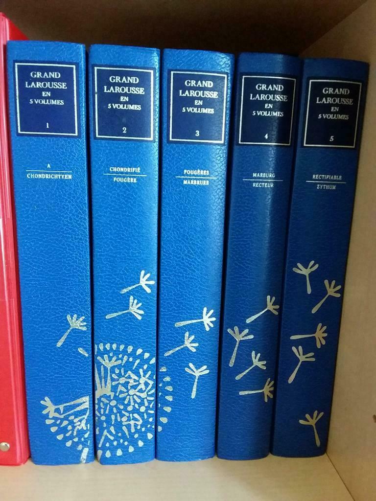 Grand Larousse illustré en 5 volumes, Enlèvement, Comme neuf