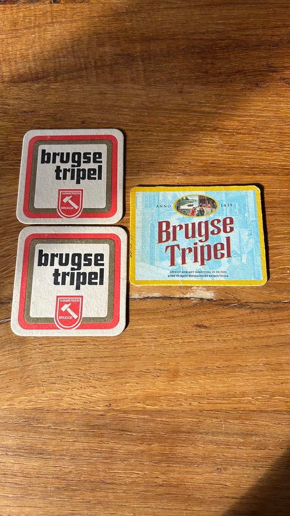 Bierviltjes Brugse Tripel, Enlèvement ou Envoi, Comme neuf