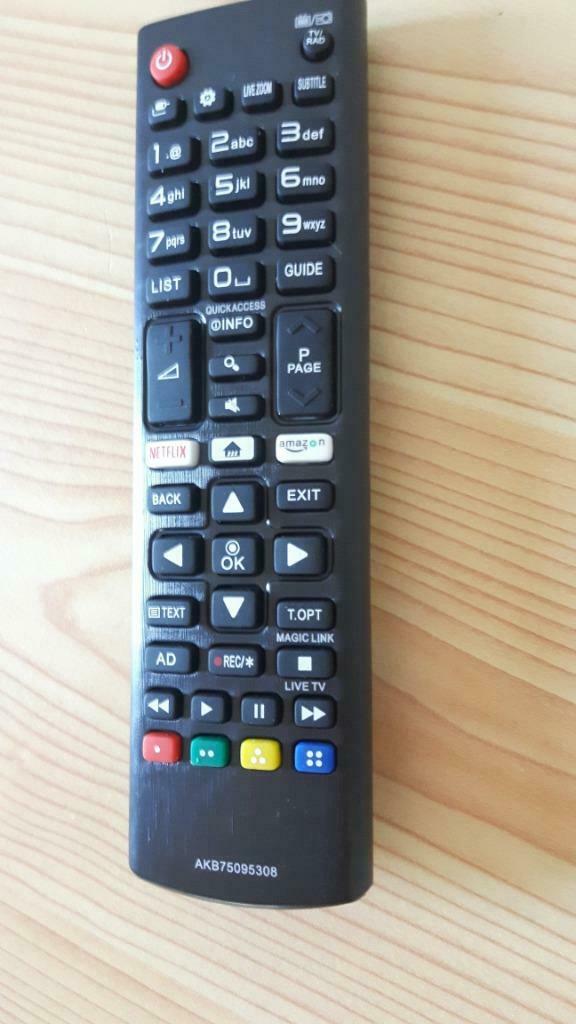 LG AFSTANDSBEDIENING 4K SMART TV NETFLIX AMAZON, Ophalen of Verzenden, Nieuw, Origineel, Tv