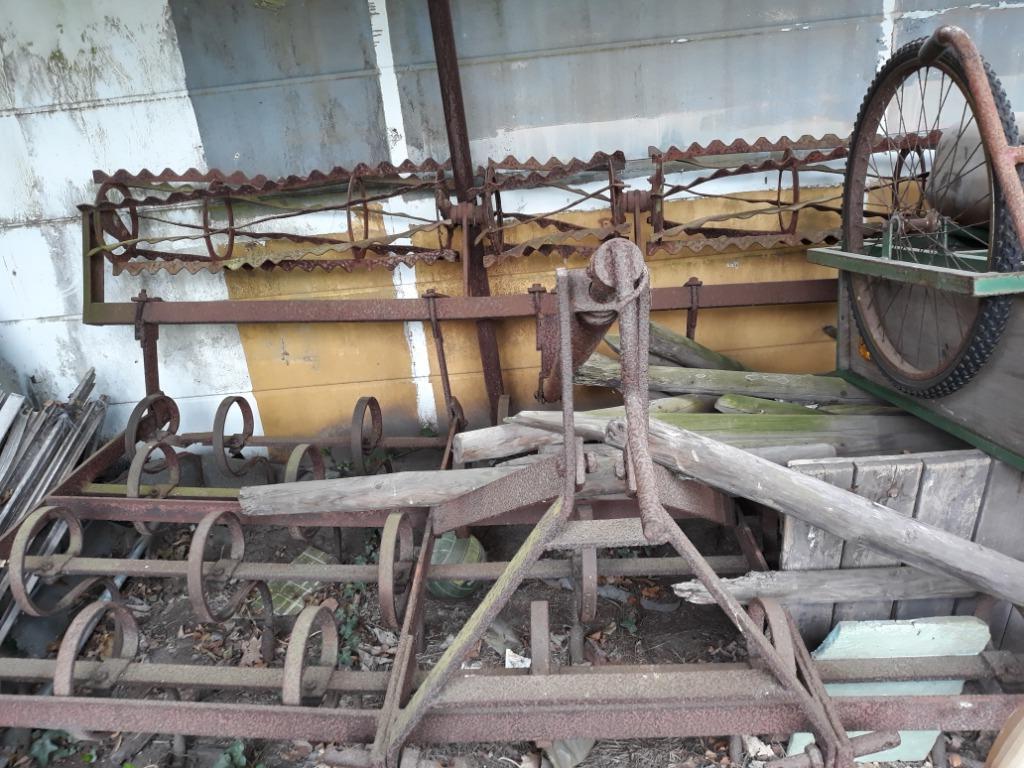 triltand/culter met rol / 2 schaarploeg /1, Zakelijke goederen, Ophalen, Serretuinbouw, Grondbewerking