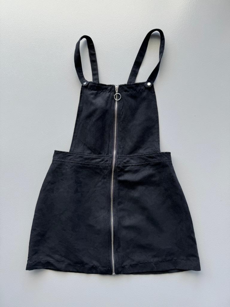 zwarte salopetjurk met rits H&M, maat 40, Ophalen, Maat 38/40 (M), Zwart