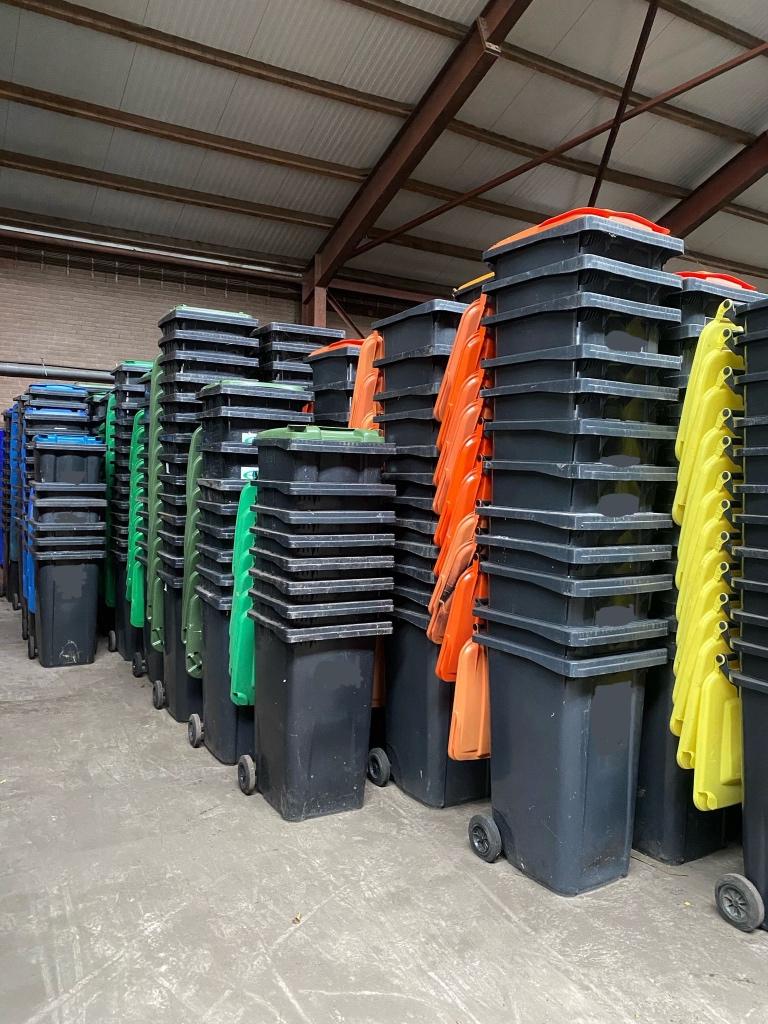 STAPELKORTING 240L Containers - AANBIEDING!!!, Maison & Meubles, Accessoires pour la Maison | Poubelles, Synthétique, Enlèvement