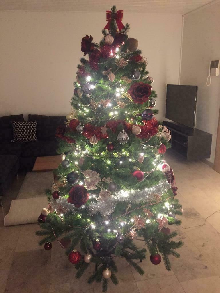 LUXE kerstversiering voor kerstboom 185 cm, zie beschr. 2019, Diversen, Ophalen of Verzenden, Zo goed als nieuw