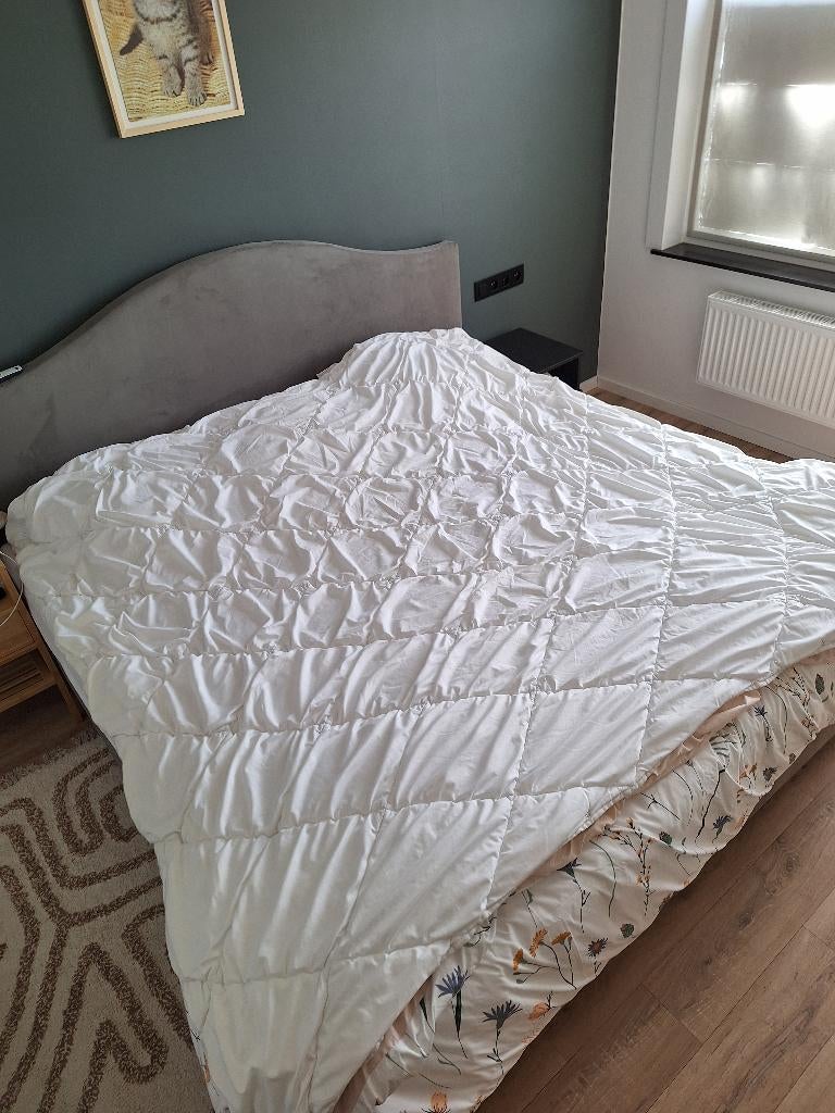 couette, Maison & Meubles, Enlèvement, Utilisé, Couverture ou Couette, Blanc