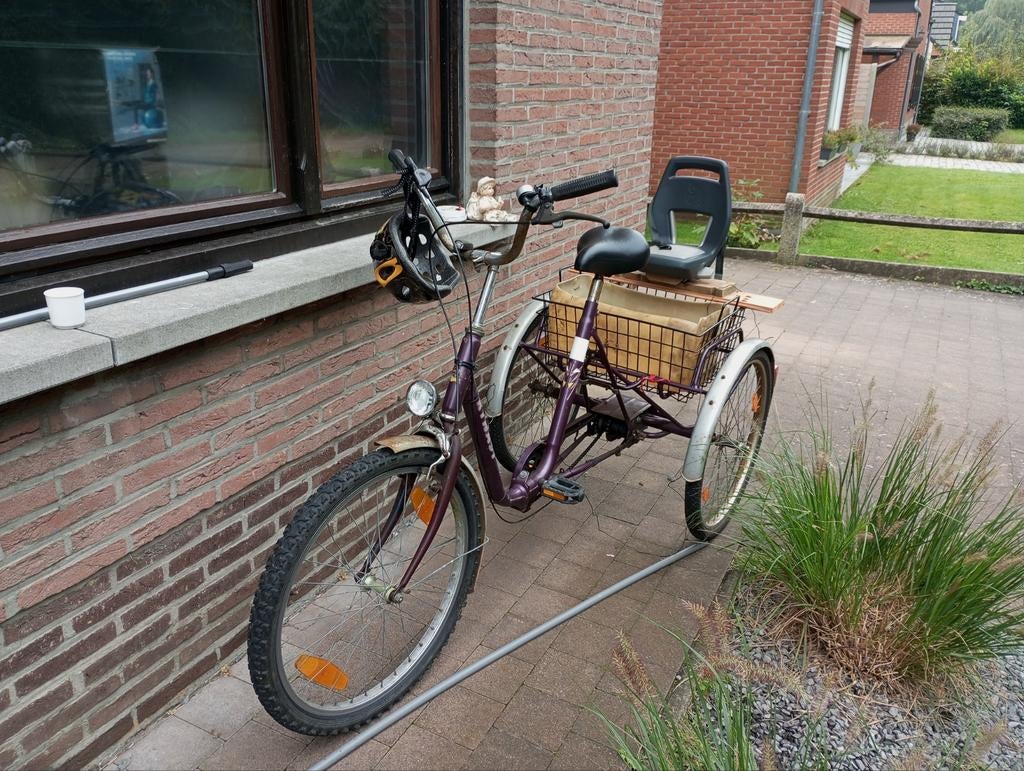 Driewieler fiets., Ophalen, Gebruikt