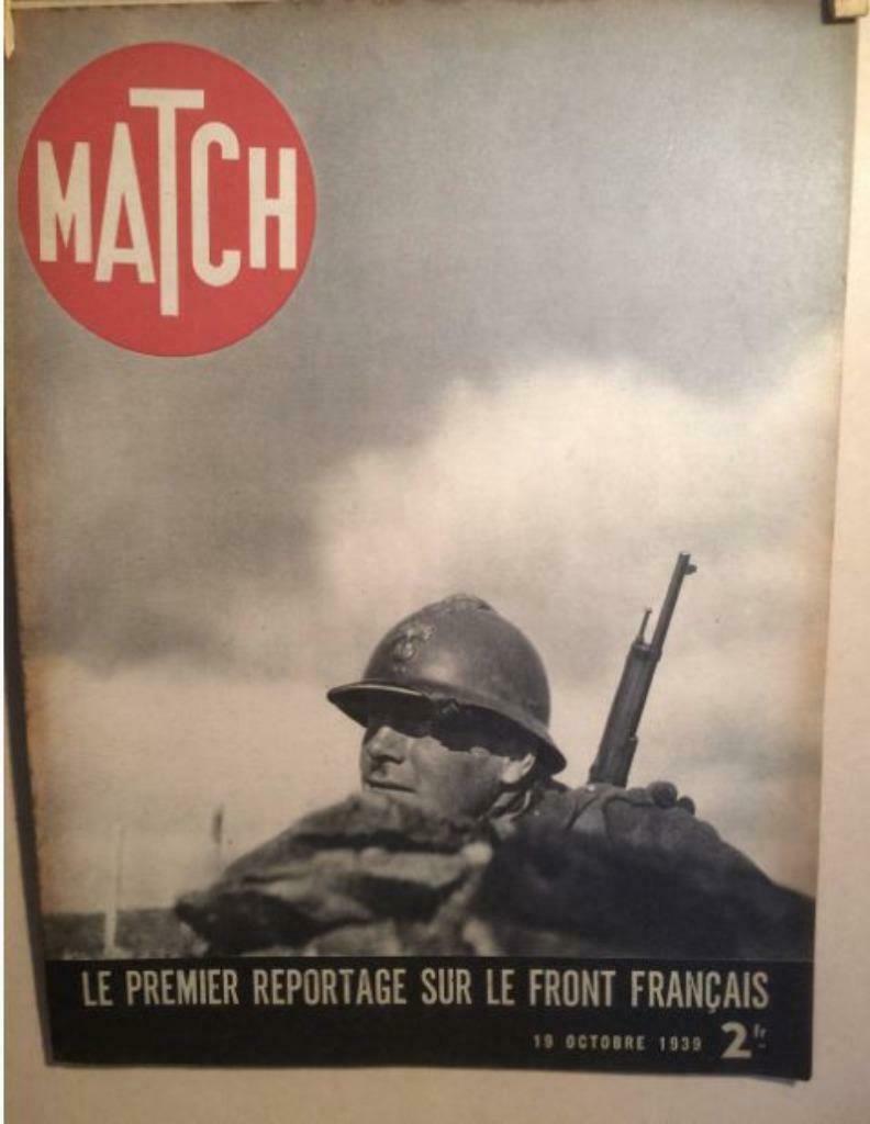 Match (voorouder van Paris-Match) van 19 oktober 1939, Verzamelen, Tijdschriften, Kranten en Knipsels, Ophalen of Verzenden, 1920 tot 1940