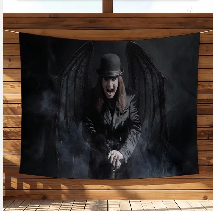 Grote vlaggen Ozzy Osbourne (150x90cm), Enlèvement ou Envoi, Neuf